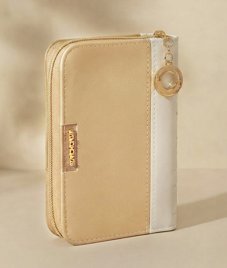 Zipper Tehillim- 3X4 Faux leather soft cover