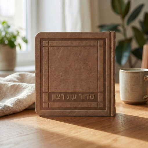 Mini Shabbos Siddur - 3X3 Faux leather soft cover